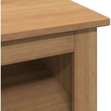 vidaXL Pisalna miza Panama 112x45x75 cm trden borov les | Shoptok.si