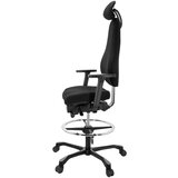 MID.YOU Vrtljivi Stol Resistio Work, Črna | Shoptok.si