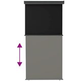 Balkonska bočna tenda 125 x 250 cm crna | shoptok.hr