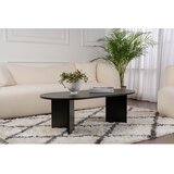 Kalune Design Črna klubska mizica v mat dekorju 60x119 cm Sable – | Shoptok.si