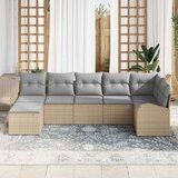  Set sofe s jastukom s pohranom 7 pcs Bež poliratan | shoptok.hr