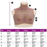  Silikonski prsni koš s grudima preplanuli B košarice | shoptok.hr