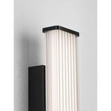 Nova Luce Mat črna kovinska LED stenska svetilka Misty – | Shoptok.si