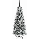 vidaXL Umjetno božićno drvce s stalakom Bijelo 63 x 63 x 150 cm | shoptok.hr