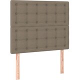  Krevet s oprugama i madracem smeđesivi 90x190 cm od tkanine | shoptok.hr