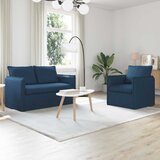  Set sofe 2 pcs Plava 136 x 82 x 85 cm Tkanina | shoptok.hr