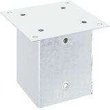  Postolja za stupove kvadratna 4 kom 121x121 mm pocinčani čelik | Eponuda.ba
