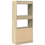 vidaXL Visoka komoda boja hrasta 63x33x140 cm od konstruiranog drva | shoptok.hr
