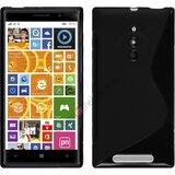  Gumijasti / gel etui S-Line za Nokia Lumia 830 - črni Cene