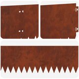 Ograda oko Travnjaka 30 kom. 103 x 20 cm Čelik Rđa | shoptok.hr