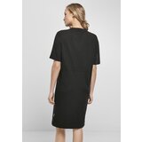 Urban Classics ladies organic oversized slit tee dress black | ePonuda.com