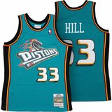 Mitchell And Ness Grant Hill 33 Detroit Pistons 1998-99 Mitchell & Ness Swingman Road dres | Shoptok.si