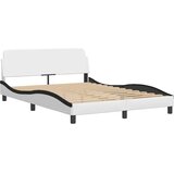  Okvir za krevet Dover bijelo-crni 140x200 cm umjetna koža | shoptok.hr