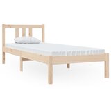 Maison Chic Postelja za odrasle - Posteljni Okvir trden les 75x190 cm, (22081481) | Shoptok.si