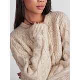 Pieces Pulover 'Nina1' bež | Shoptok.si