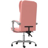  Uredski naslonjač od umjetne kože ružičasti | shoptok.hr