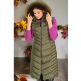Dewberry Z6725 WOMEN'S VEST-DARK KHAKI | shoptok.hr