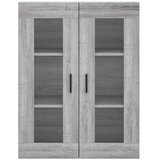 Visoka komoda siva sonome 69,5x34x180 cm od konstruiranog drva | shoptok.hr