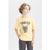 Defacto Boys Oversize Fit Crew Neck Printed Short Sleeve T-Shirt Cene