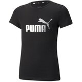 Puma Majca za devojčice Ess+Logo Tee G, Crna Cene