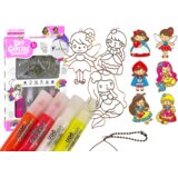  Stained Glass Painting Pendants Fusing Paint Princesses 6 pcs. | Shoptok.si