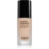 KIKO Milano Unlimited Foundation dugotrajni tekući puder s mat efektom nijansa 1.5 Neutral 30 ml Cijene