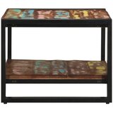  Višebojni stolić za kavu 70x50x38 cm puno drvo obrađeno | Eponuda.ba