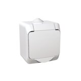 Schneider Cedar Plus, uticnica sa uzemljenjem, 16A, IP44, bela Electric SE WDE000541