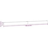  Gornja vodilica za klizna vrata 183 cm od aluminijske legure srebrna | shoptok.hr