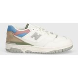 New Balance Usnjene superge 550 bela barva, BB550PGA | Shoptok.si