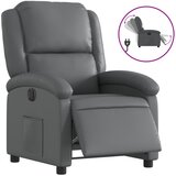 Maison Chic Električni naslanjač - Relax naslanjač sivo umetno usnje, (22061618) Cene