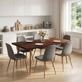  Pravokutni stolni vrh 140 x 60 x 3 cm Pravokutni - Tamno smeđa 90 x 55 x 3 5 cm Živi rub 1 strana | shoptok.hr
