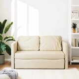  Podni kauč na razvlačenje 2-u-1 krem 112x174x55 cm od tkanine | shoptok.hr