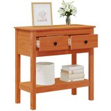  Konzolna stolica Vosak smeđa 75 x 35 x 75 cm Čvrsto borovo drvo | shoptok.hr