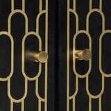  Stranska omarica 60x33x75 cm trden mangov les | Shoptok.si