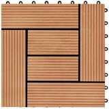  Pločice za decking 22 pcs Tikovina 30 x 30 cm | shoptok.hr