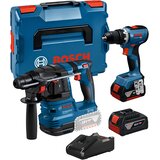 Bosch SET GSR 18V-65 Professional Akumulatorska bušilica-odvrtač + GBH 185-LI Akumulatorski elektro-pneumatski čekić za bušenje sa SDS plus prihvatom (06019N3203+0611924020) | Eponuda.com