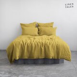 Linen Tales Rumena podaljšana lanena posteljnina za zakonsko posteljo 200x220 cm – Linen Tales Cene