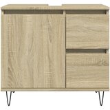  3-dijelni set kupaonskog namještaja boja hrasta sonome drveni | shoptok.hr