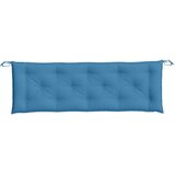  Jastuk za vrtnu klupu prošarano plavi 150 x 50 x 7cm od tkanine | shoptok.hr