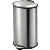 EKO Ovalni zbiralnik odpadkov s pedalom, prostornina 40 l, VxŠxG 680 x 396 x 355 mm, nedrseč | Shoptok.si
