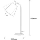 Opviq lights Salihini - MR-623 Black Table Lamp | ePonuda.com