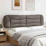 Maison Chic posteljno vzglavje - vzglavna omarica - vzglavna stranica taupe 200 cm blago, (21704324) | Shoptok.si