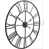  Starinski zidni sat s kvarcnim mehanizmom metalni 80 cm XXL | shoptok.hr