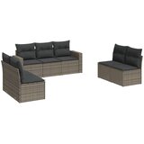  7-dijelni set vrtnih sofa sivi od poliratana | shoptok.hr