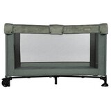 XXXL PRENOSNA POSTELJICA 126/65/75 cm temno zelena, zelena | Shoptok.si