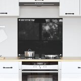 vidaXL kuhinjski zaštita crna 70 x 60 x 0.8 cm Cijene