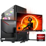  Gaming računar Ryzen 5 5600X, 16GB, 512GB, RX 7600 8GB i Monitor Aoc 25G3ZM | Eponuda.ba