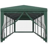  za zabave s 10 mrežastih bočnih zidova zeleni 3x12 m HDPE | Eponuda.com