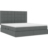  Postelja z dodatnim prostorom za shranjevanje in vzmetnico, (5000123827) | Shoptok.si